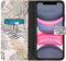 iMoshion Hoesje Geschikt voor iPhone 11 Hoesje Met Pasjeshouder - iMoshion Design Softcase Bookcase - Wit / Zwart / Goud / Glamour Botanic