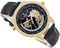 Aviator - Dames Horloge F-Series Diamond Gold Collection - Zwart/Goud - Ø 38mm