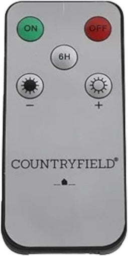 Countryfield Lyon - Afstandsbediening LED-kaarsen - Bereik 3 meter - Grijs