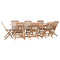 Tafel met stoelen Home ESPRIT 180 x 100 x 75 cm