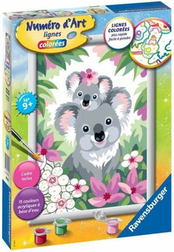 Art nummer - medium - Mama koala en haar baby - Ravensburger