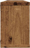 vidaXL - Wandschappen - kubus - 6 - st - 60x15x23 - cm - bewerkt - hout - oud - houtkleur