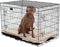 Brixy Hondenbench - Bench Voor Honden - Maat XL - Opvouwbaar - 107 x 72 x 77 CM - 2 Deuren - Zwart