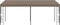 vidaXL - Wandprieel - 6x3 - m - stof - taupe