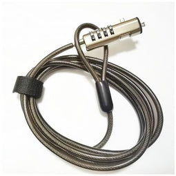 Nilox NXSCN001 - Veiligheidskabel - Combinatieslot 1,9 m - Grijs