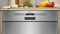 Neff S125EBS16E - Onderbouw Vaatwasser 60 cm - 13 couverts 42 dB Open Dry Home Connect gebürstet RVS