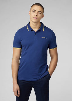 Ben Sherman Signature Poloshirt - Heren - Casual & Stijlvol - Donkerblauw Denim - Maat S