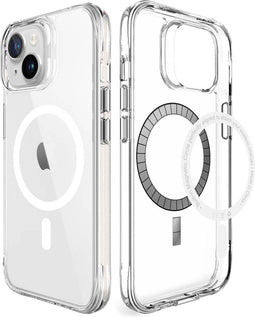 imoshion Hoesje Geschikt voor iPhone 15 Hoesje - imoshion Rugged Air Geschikt voor MagSafe case - Transparant