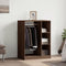 vidaXL - Kledingkast - 77x48x102 - cm - bewerkt - hout - grijs - sonoma - eikenkleurig