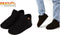 45/46 Black Heat Essentials Heren Suede Huis Sloffen