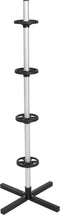tectake® Aluminium Velgenboom - Velgenstandaard - Opslag voor 4 Banden tot 295mm / 20 Inch - Grijs