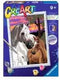 Ravensburger CreArt Sunset Horses - Schilderen op nummer voor kinderen