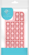 iMoshion Hoesje Geschikt voor iPhone Xs / X Hoesje Siliconen - iMoshion Pop It Fidget Toy - Pop It hoesje - Roze