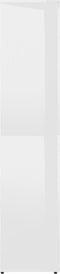vidaXL - Schoenenkast - 80x39x178 - cm - bewerkt - hout - hoogglans - wit