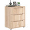 vidaXL - Dressoir - VISNES - 60x40x73 - cm - spaanplaat - sonoma - eikenkleurig