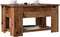 vidaXL - Salontafel - 79x49x41 - cm - bewerkt - hout - oud - houtkleurig