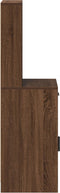 vidaXL - Hoge - Kast - Bruin - Eiken - 40x41x135 - cm - Bewerkt - Hout
