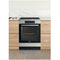 WHIRLPOOL WS68IB8ACXFR - Inductiefornuis 60 cm - 84L heteluchtoven 4 zones RVS