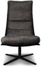 Shabbies Brutus fauteuil Africa Leder - Supperblack
