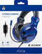 Bigben Interactive PS4OFHEADSETV3G - Stereo Game Headset - 40mm speakers - Blauw