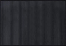 vidaXL - Vloerkleed - rechthoekig - 70x100 - cm - bamboe - zwart