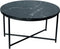 Bijzettafel zwart - salontafel marmer - bijzettafel rond 75 cm