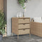 vidaXL - Tuinkast - 3 lades - 55x59x80 cm - beige