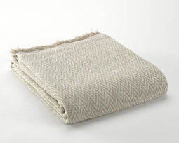 Deken Alexandra House Living India Beige 225 x 260 cm