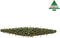 Triumph Tree Belian sigaar guirlande - Groen - 304 LED lampjes - 1128 takken - 270 x 48cm