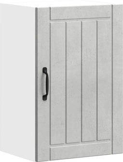 vidaXL - Keukenwandkast - Lucca - bewerkt - hout - betongrijs