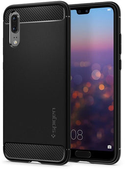 Spigen Rugged Armor - Soft case - Schokbestendig - Zwart