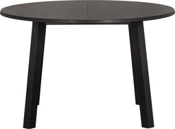 WOOOD Lange Jan Uitschuifbare Eettafel - Zwart - 75x120x120