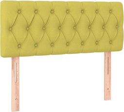 vidaXL - Hoofdbord - 100x7x78/88 - cm - stof - groen