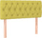 vidaXL - Hoofdbord - 100x7x78/88 - cm - stof - groen