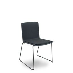 Receptiestoel Foröl 5523VN840 Zwart 5 Stuks
