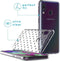 iMoshion Hoesje Geschikt voor Samsung Galaxy A40 Hoesje Siliconen - iMoshion Design hoesje - Transparant / Zwart / Hearts All Over Black