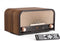 Glastonbury retro stereo-installatie DAB+ FM bluetooth CD MP3 speler