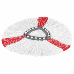 Vileda Turbo 2in1 - Vervanging microvezel - +20% extra reinigingsvermogen - Wit