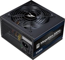 Zalman MegaMax (TXIIv2) - Voeding 500W - 80PLUS Standard - Actieve PFC - 120 mm ventilator