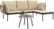 vidaXL - 3-delige - Loungeset - met - kussens - poly - rattan - beige