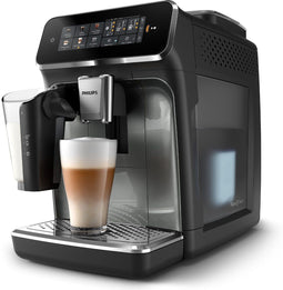 Philips 3300 Series LatteGo EP3349/70 - Espressomachine - 6 Koffiespecialiteiten - Black Panthera - AquaClean Filter