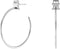 Tommy Hilfiger Jewels TJ2780727 Hoop Monogram Dames Zilverkleurig 37mm