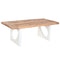 Hoofdtafel Home ESPRIT Wit 120 x 60 x 45 cm 121 x 60,5 x 45 cm