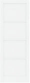 vidaXL - Interieurdeur - 'ORKDAL'Wit - 83x232x4 - cm - Massief - Vurenhout