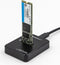 Qoltec Docking station - SSD M.2 SATA/PCIe - UASP Compatibel - Zwart