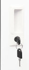 vidaXL - Lockerkast - 38x40x180 - cm - staal - wit