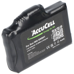 Sun Will SWB01 - Li-Polymer Batterijen 7.4V 2200mAh - USB-C Oplaadkabel