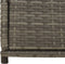 vidaXL - Tuinkast - 105x55x113 cm - PE-rattan - grijs