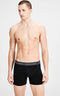JACK&JONES ADDITIONALS JACWAISTBAND TRUNKS - Boxershorts - 3-pack - Asphalt (3-pack)