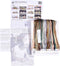 Thea Gouverneur - Borduurpakket met telpatroon - 499 - Voorgesorteerde DMC Garens - Rome Italië - Linnen - 79 cm x 50 cm - DIY Kit
